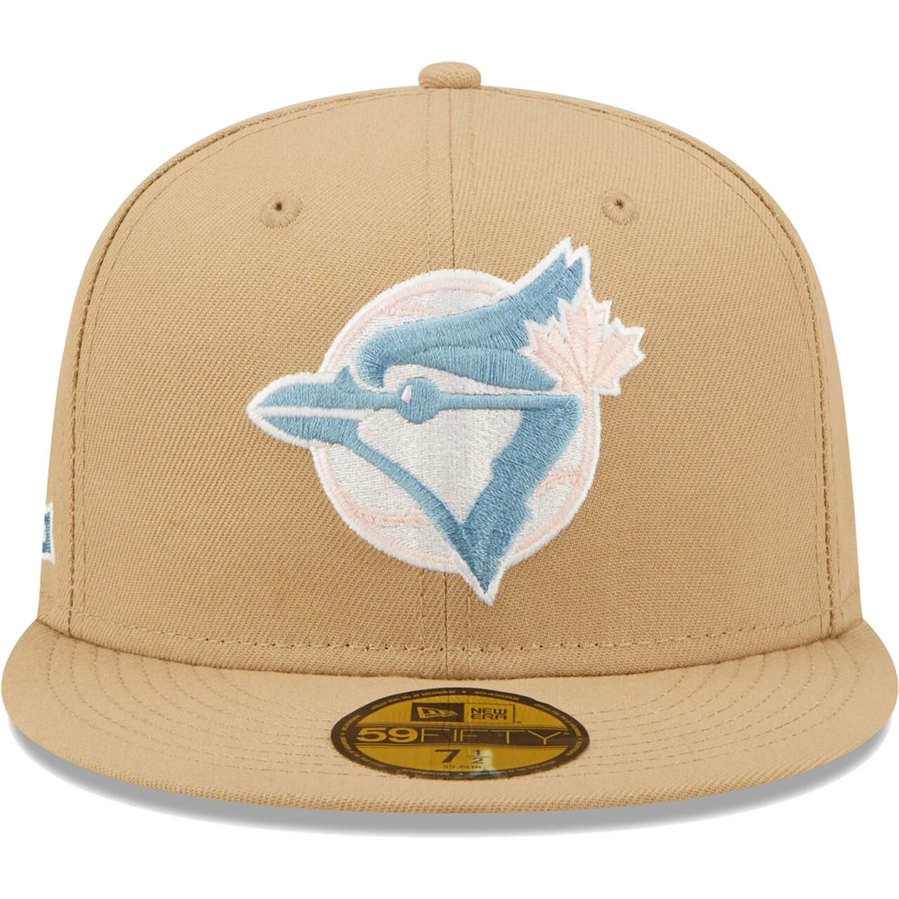 Men's Toronto Blue Jays New Era Tan 10th Anniversary Sky Blue Undervisor 59FIFTY Fitted Hat - Image 2