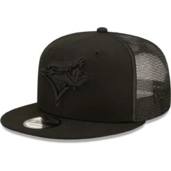 Men's Toronto Blue Jays New Era Blackout Trucker 9FIFTY Snapback Hat