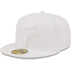 Men's Toronto Blue Jays New Era White On White 59FIFTY Fitted Hat