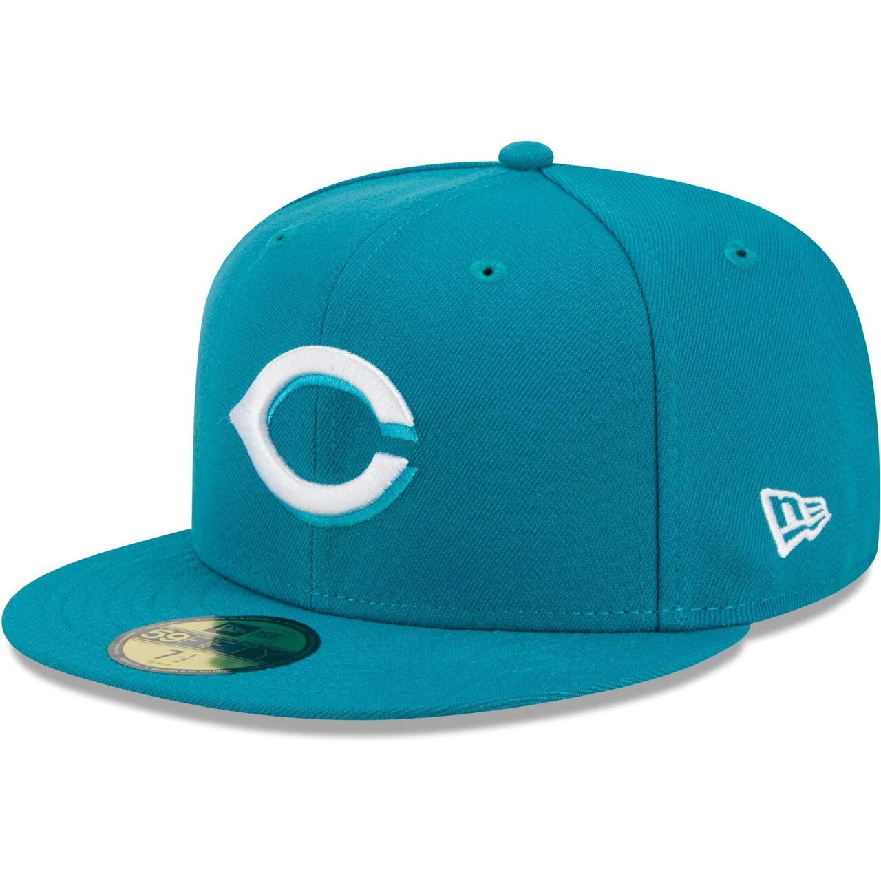 Men's Cincinnati Reds New Era Turquoise 59FIFTY Fitted Hat