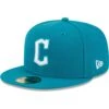 Men's Cleveland Guardians New Era Turquoise 59FIFTY Fitted Hat