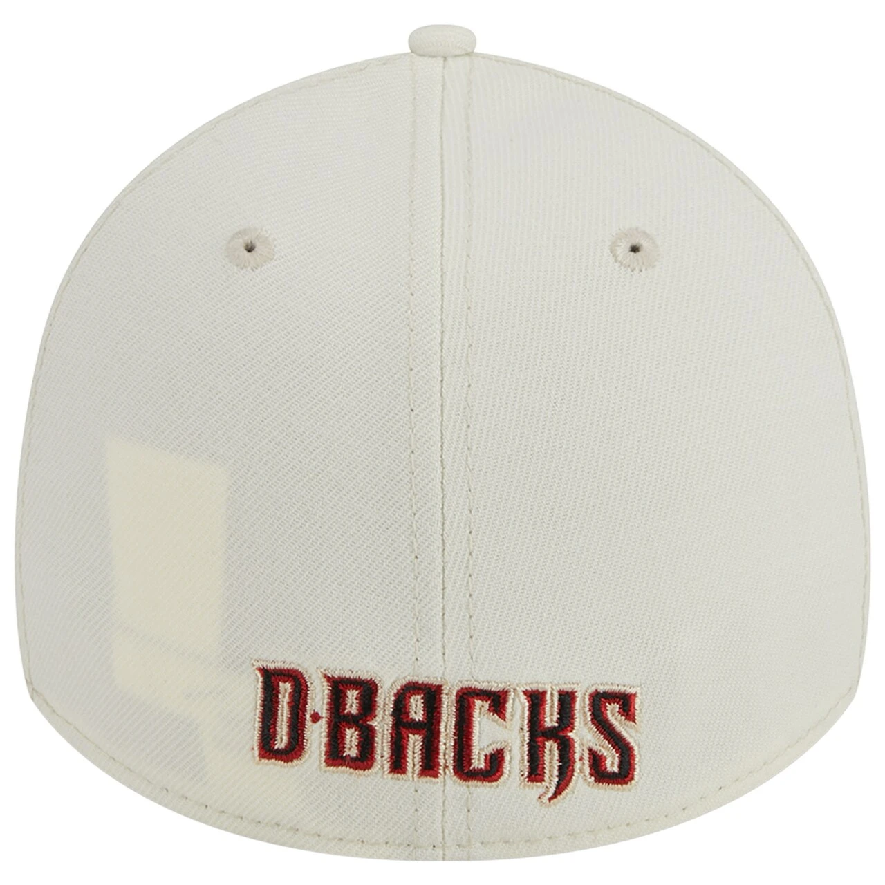 Men's Arizona Diamondbacks New Era White Chrome Team Classic 39THIRTY Flex Hat - Image 4