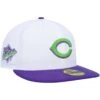 Men's Cincinnati Reds New Era White 1990 World Series Side Patch 59FIFTY Fitted Hat