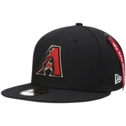 Men's Arizona Diamondbacks New Era X Alpha Industries Black 59FIFTY Fitted Hat
