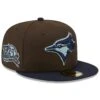 Men's Toronto Blue Jays New Era Brown/Navy 25th Season Walnut 9FIFTY Fitted Hat