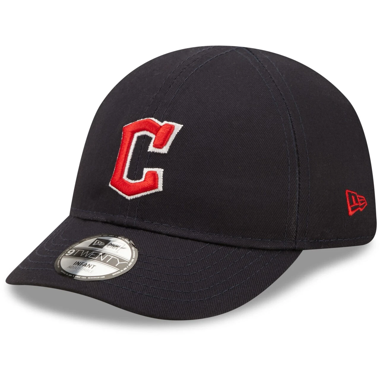 Newborn & Infant Cleveland Guardians New Era Navy My First 9TWENTY Stretch Fit Hat