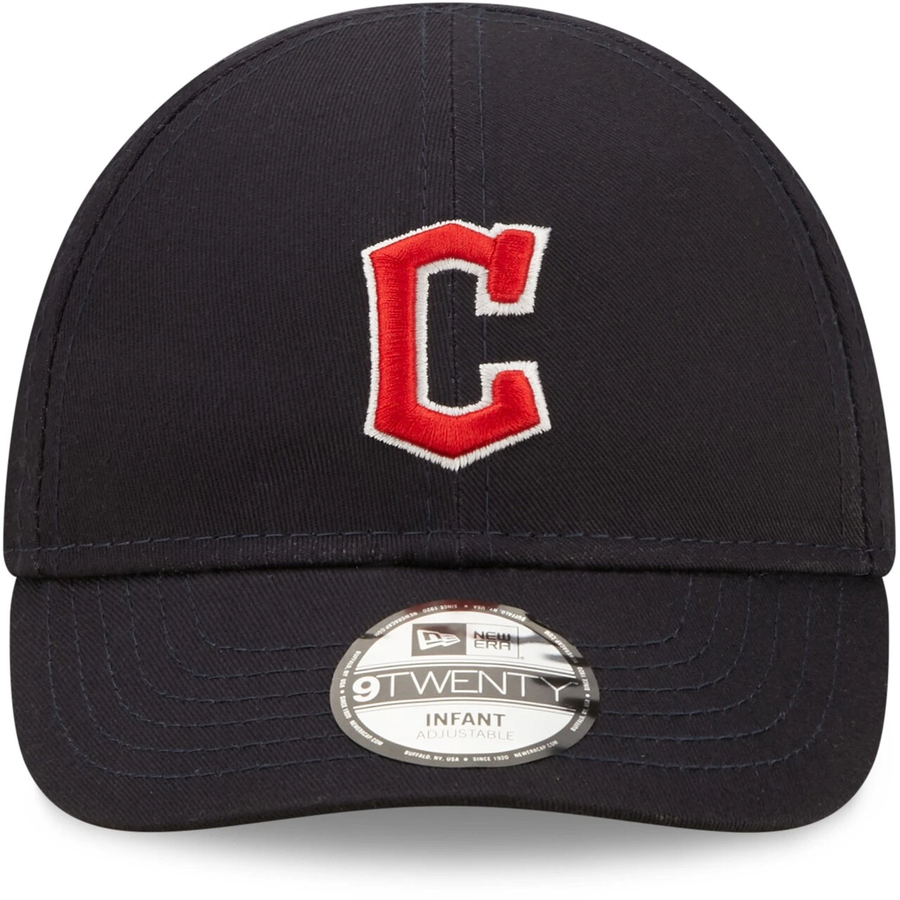Newborn & Infant Cleveland Guardians New Era Navy My First 9TWENTY Stretch Fit Hat - Image 2