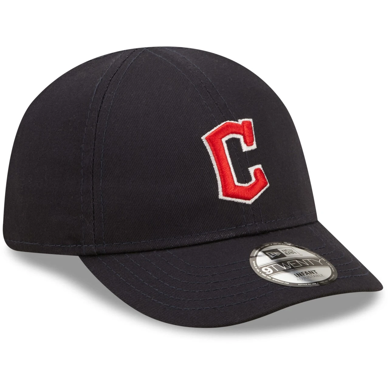 Newborn & Infant Cleveland Guardians New Era Navy My First 9TWENTY Stretch Fit Hat - Image 3
