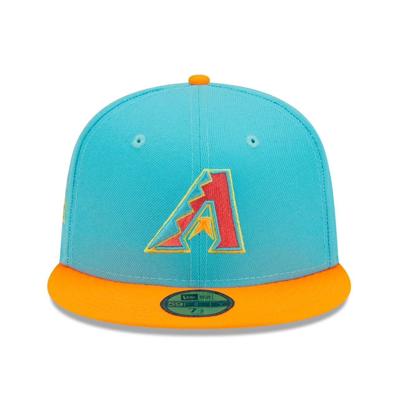 Men's Arizona Diamondbacks New Era Blue/Orange Vice Highlighter 59FIFTY Fitted Hat - Image 2