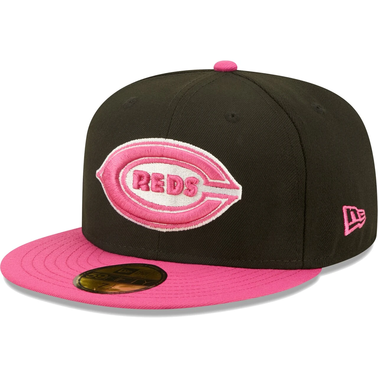 Men's Cincinnati Reds New Era Black/Pink 1938 MLB All-Star Game Passion 59FIFTY Fitted Hat - Image 3
