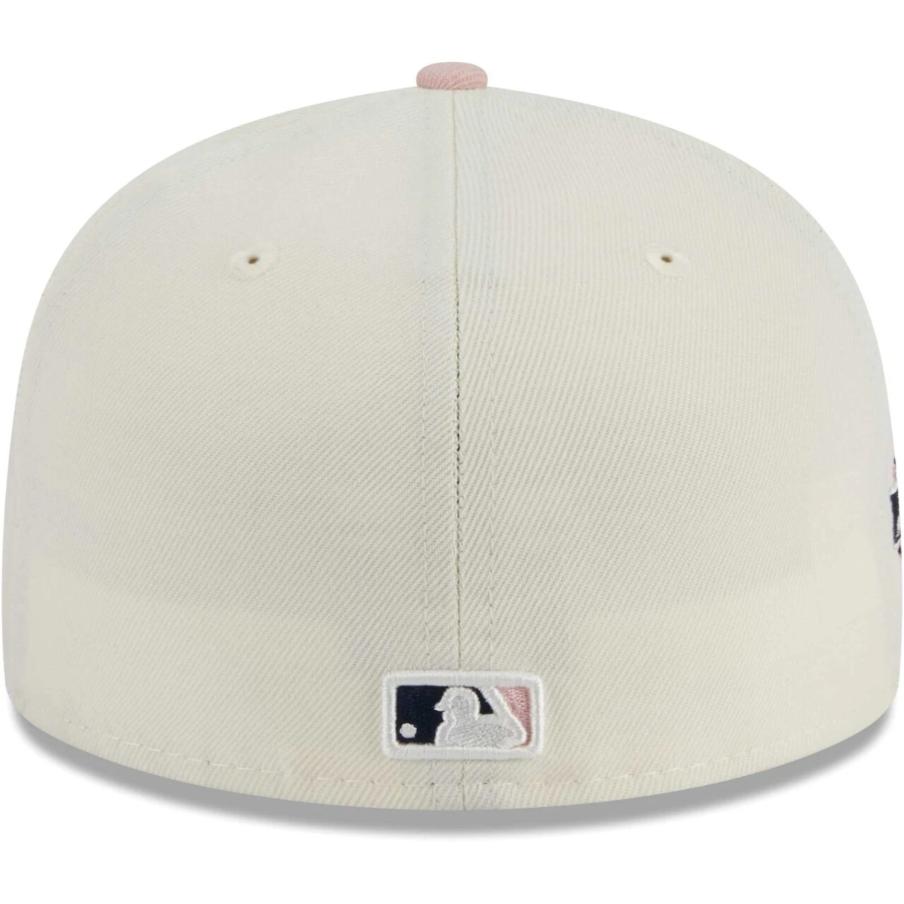 Men's Cleveland Guardians New Era White/Pink Chrome Rogue 59FIFTY Fitted Hat - Image 4