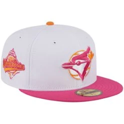 Men's Toronto Blue Jays New Era White/Pink 1993 World Series 59FIFTY Fitted Hat