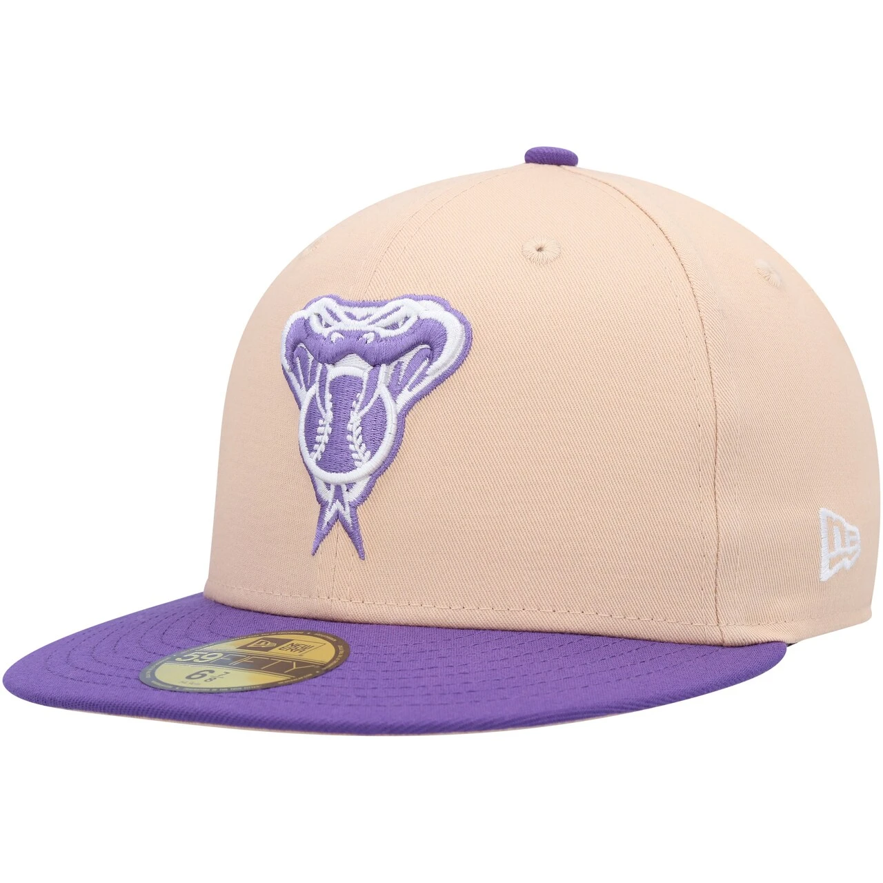 Men's Arizona Diamondbacks New Era Orange/Purple 2001 World Series Side Patch 59FIFTY Fitted Hat - Image 3