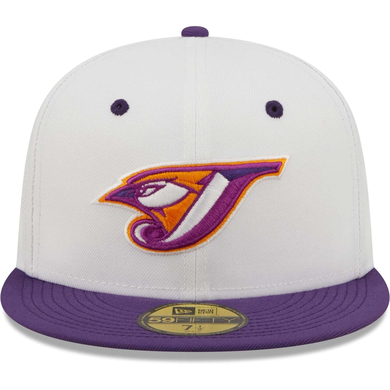Men's Toronto Blue Jays New Era White/Purple 30th Season Grape Lolli 59FIFTY Fitted Hat - Image 2