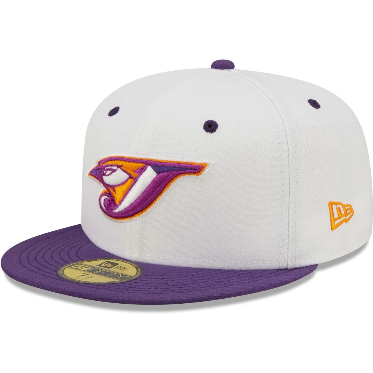 Men's Toronto Blue Jays New Era White/Purple 30th Season Grape Lolli 59FIFTY Fitted Hat - Image 3
