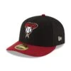 Men's Arizona Diamondbacks New Era Black/Red Alternate 2 Authentic Collection On-Field Low Profile 59FIFTY Fitted Hat