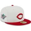 Men's Cincinnati Reds New Era Stone/Red Retro 59FIFTY Fitted Hat