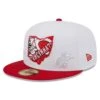 Men's Cincinnati Reds New Era White/Red State 59FIFTY Fitted Hat