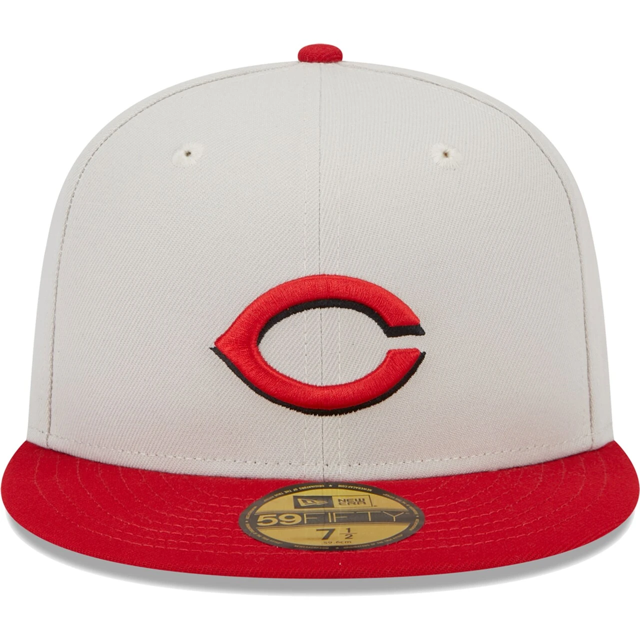 Men's Cincinnati Reds New Era Gray/Red World Class Back Patch 59FIFTY Fitted Hat - Image 2
