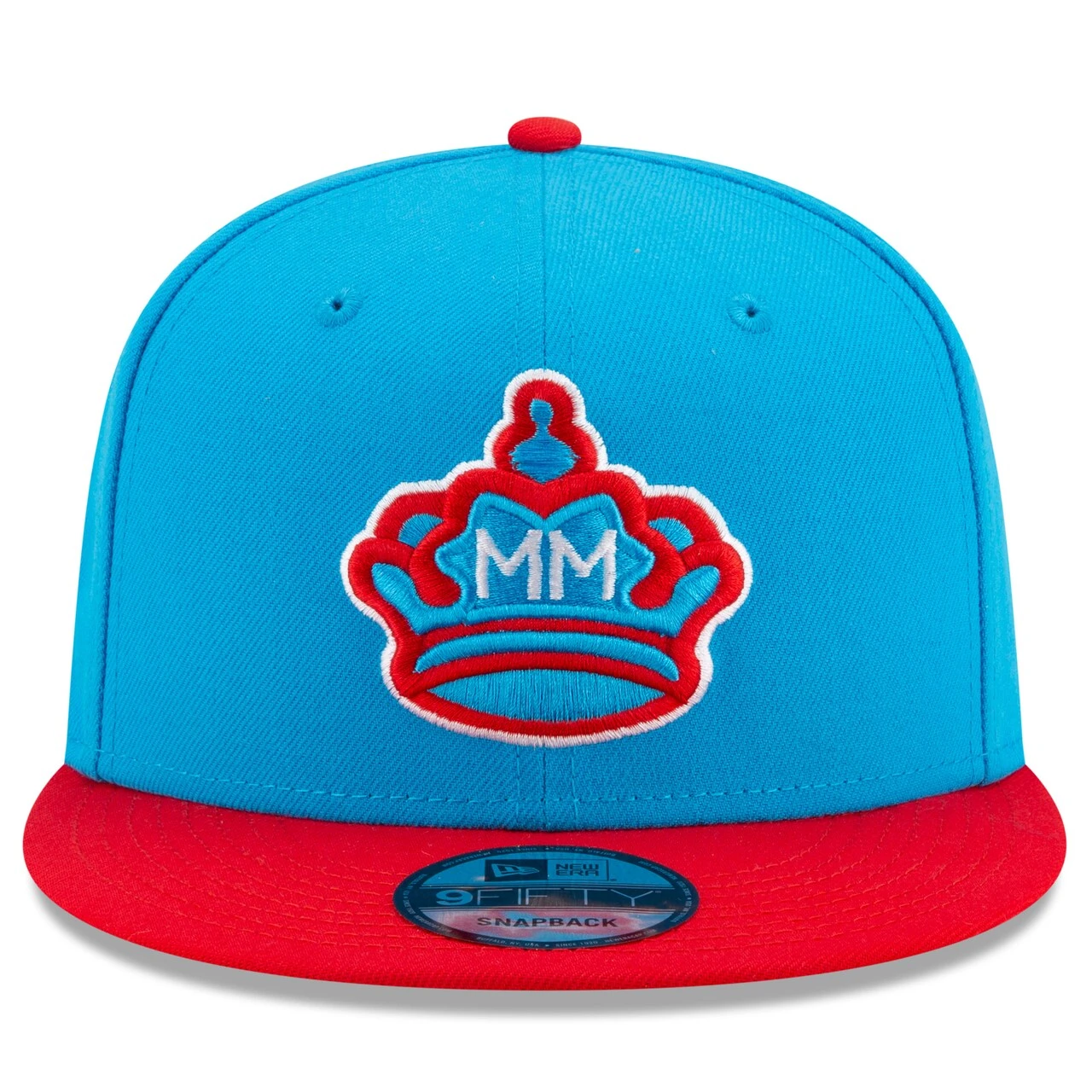 Men's Miami Marlins New Era Blue/Red 2021 City Connect 9FIFTY Snapback Adjustable Hat - Image 2