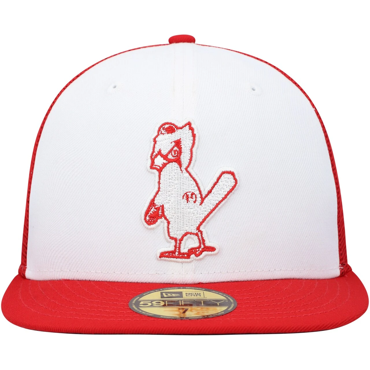 Men's St. Louis Cardinals New Era White/Red 2023 On-Field Batting Practice 59FIFTY Fitted Hat - Image 2