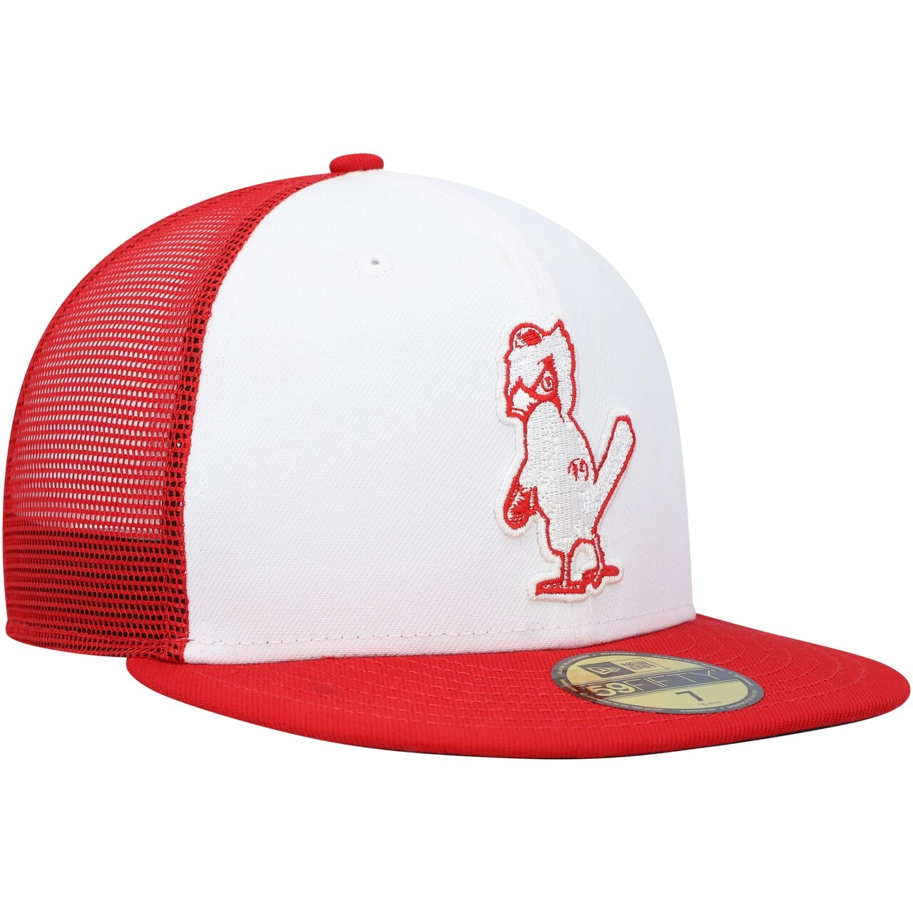 Men's St. Louis Cardinals New Era White/Red 2023 On-Field Batting Practice 59FIFTY Fitted Hat - Image 3