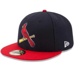 Men's St. Louis Cardinals New Era Navy/Red Alternate 2 Authentic Collection On-Field 59FIFTY Fitted Hat