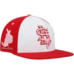 Men's St. Louis Cardinals Pro Standard White/Red Strawberry Ice Cream Drip Snapback Hat