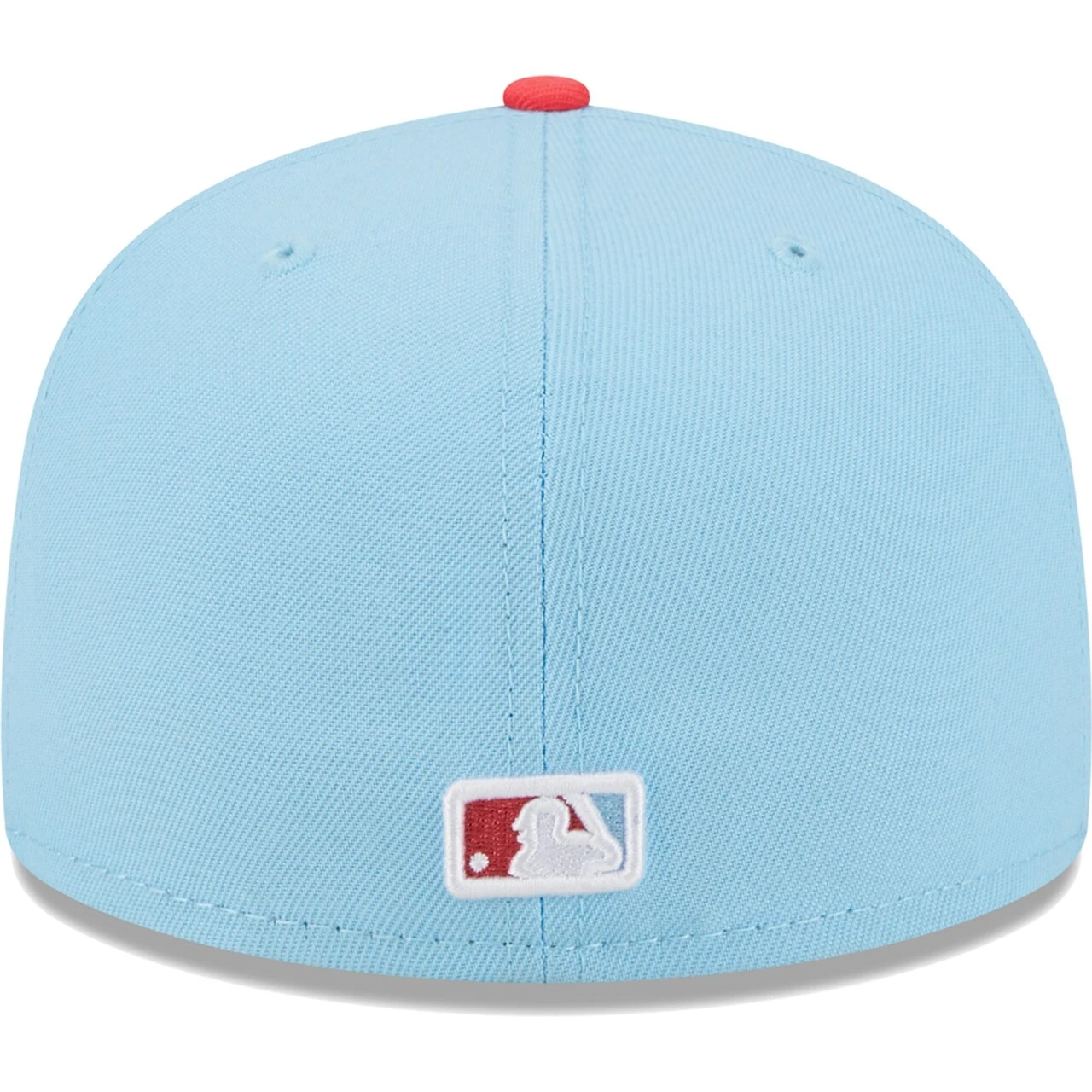Men's Toronto Blue Jays New Era Light Blue/Red Spring Color Two-Tone 59FIFTY Fitted Hat - Image 4