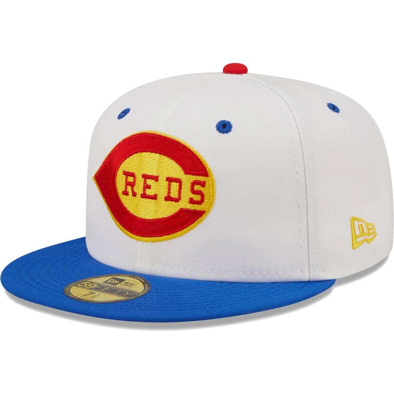 Men's Cincinnati Reds New Era White/Royal 1988 MLB All-Star Game Cherry Lolli 59FIFTY Fitted Hat - Image 3