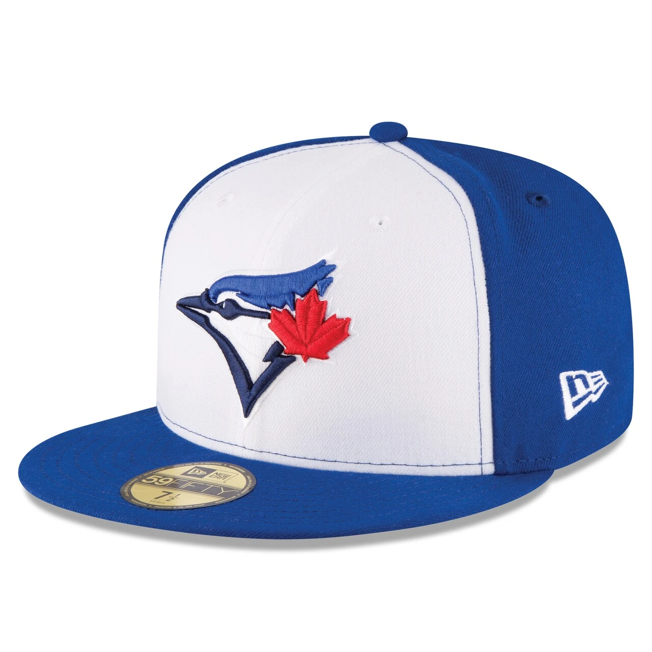 Men's Toronto Blue Jays New Era White/Royal 2017 Authentic Collection On-Field 59FIFTY Fitted Hat