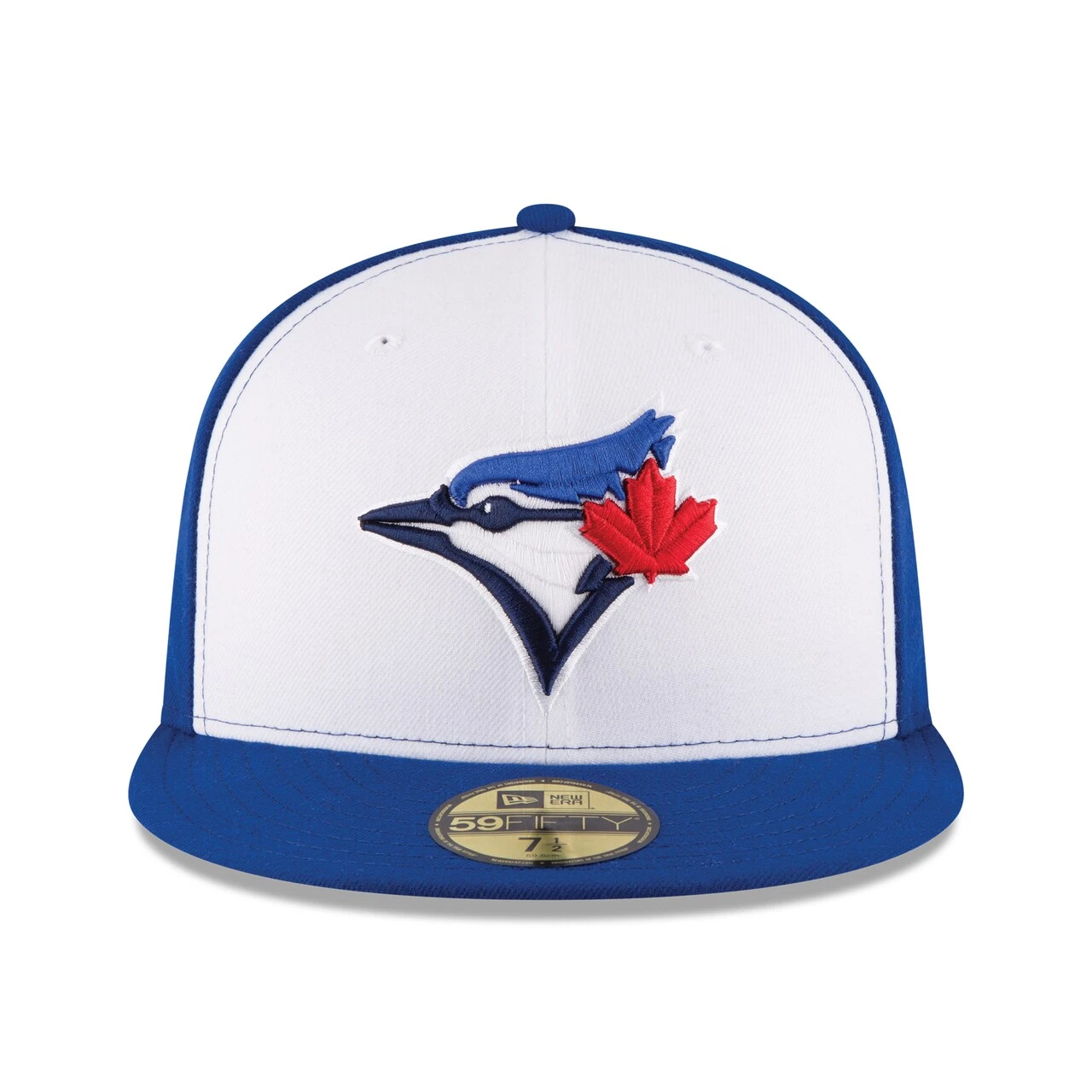 Men's Toronto Blue Jays New Era White/Royal 2017 Authentic Collection On-Field 59FIFTY Fitted Hat - Image 2