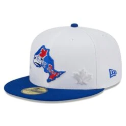 Men's Toronto Blue Jays New Era White/Royal State 59FIFTY Fitted Hat