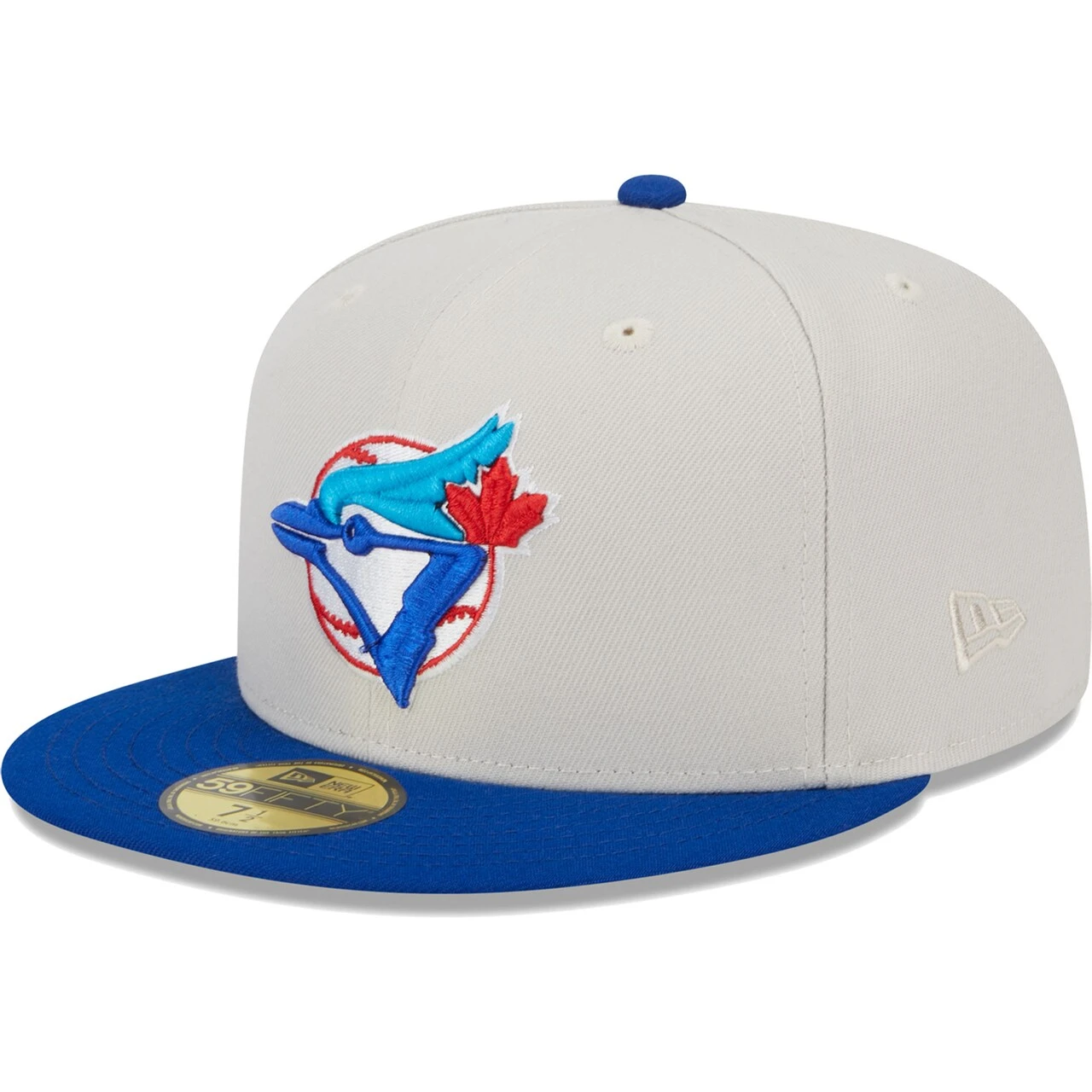 Men's Toronto Blue Jays New Era Gray/Royal World Class Back Patch 59FIFTY Fitted Hat