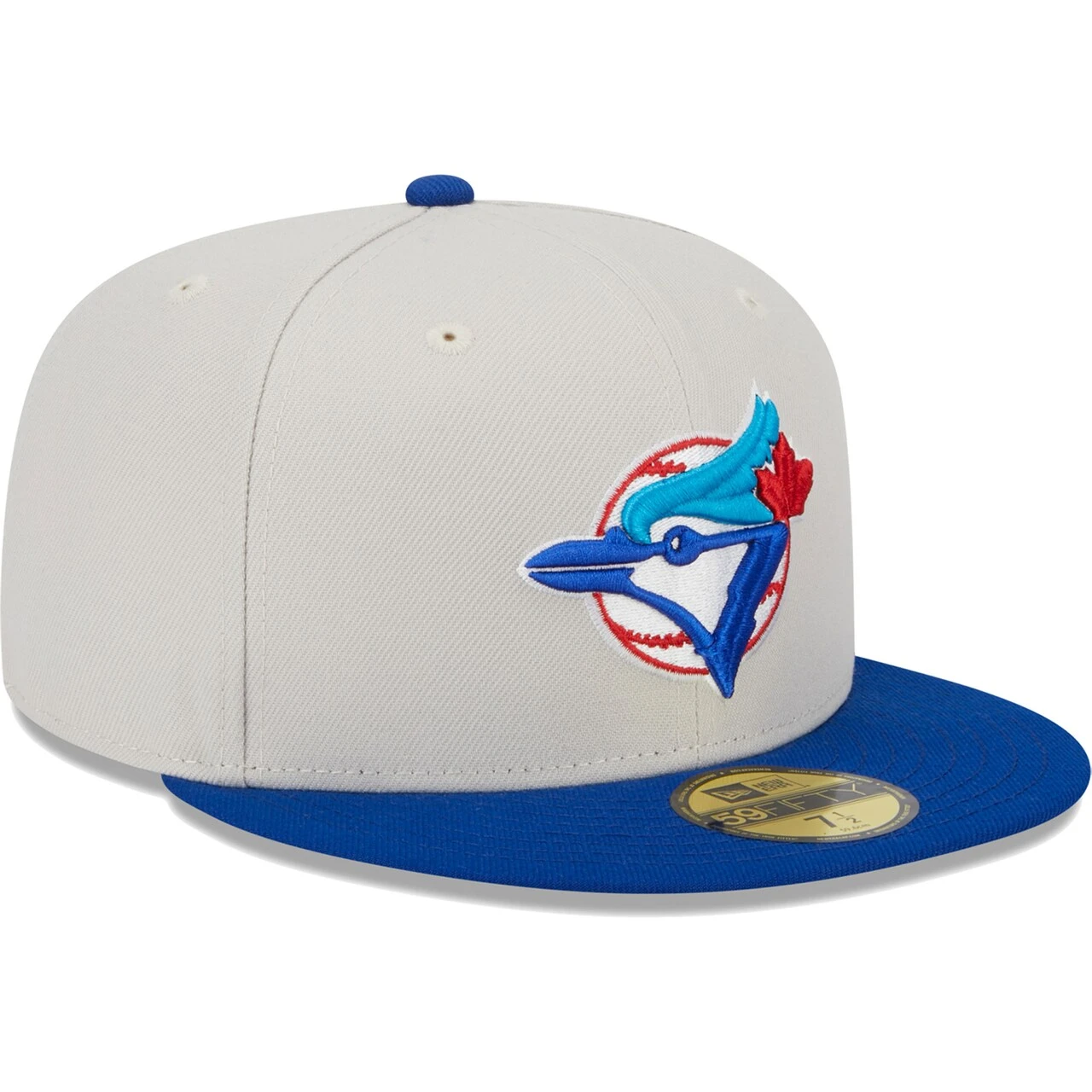 Men's Toronto Blue Jays New Era Gray/Royal World Class Back Patch 59FIFTY Fitted Hat - Image 3
