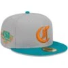 Men's Cincinnati Reds New Era Gray/Teal 59FIFTY Fitted Hat