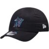 Toddler Miami Marlins New Era Black My First 9TWENTY Adjustable Hat