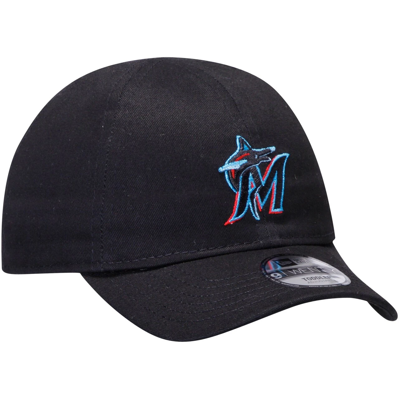 Toddler Miami Marlins New Era Black My First 9TWENTY Adjustable Hat - Image 3