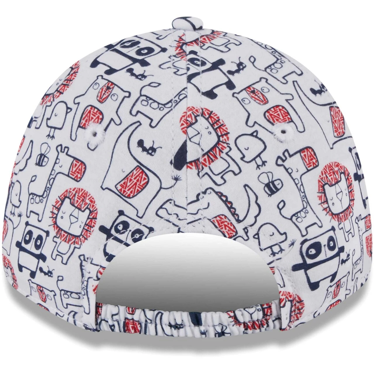 Toddler St. Louis Cardinals New Era White Pattern 9FORTY Flex Hat - Image 4