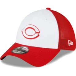 Men's Cincinnati Reds New Era Red/White 2023 On-Field Batting Practice 39THIRTY Flex Hat