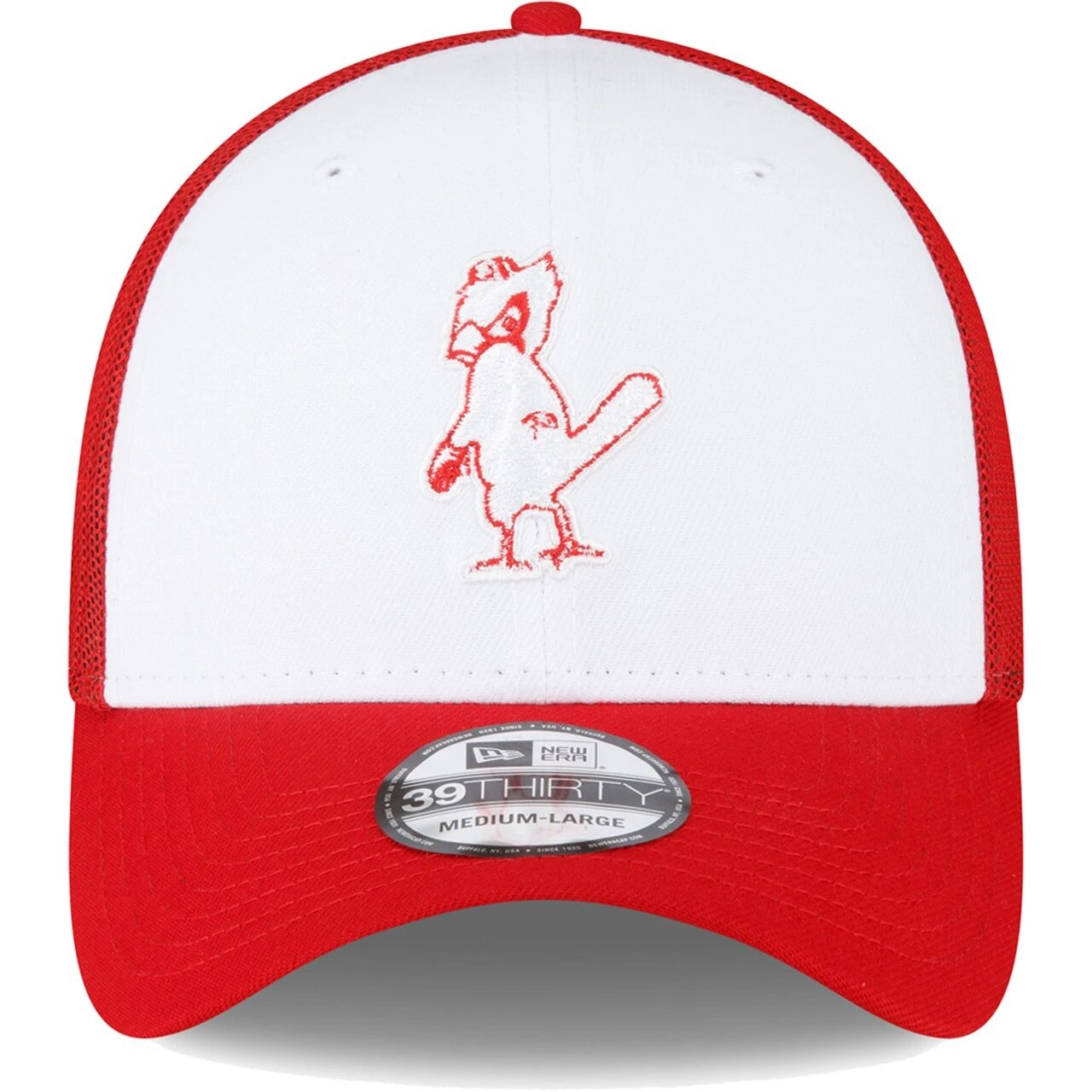 Men's St. Louis Cardinals New Era Red/White 2023 On-Field Batting Practice 39THIRTY Flex Hat - Image 2