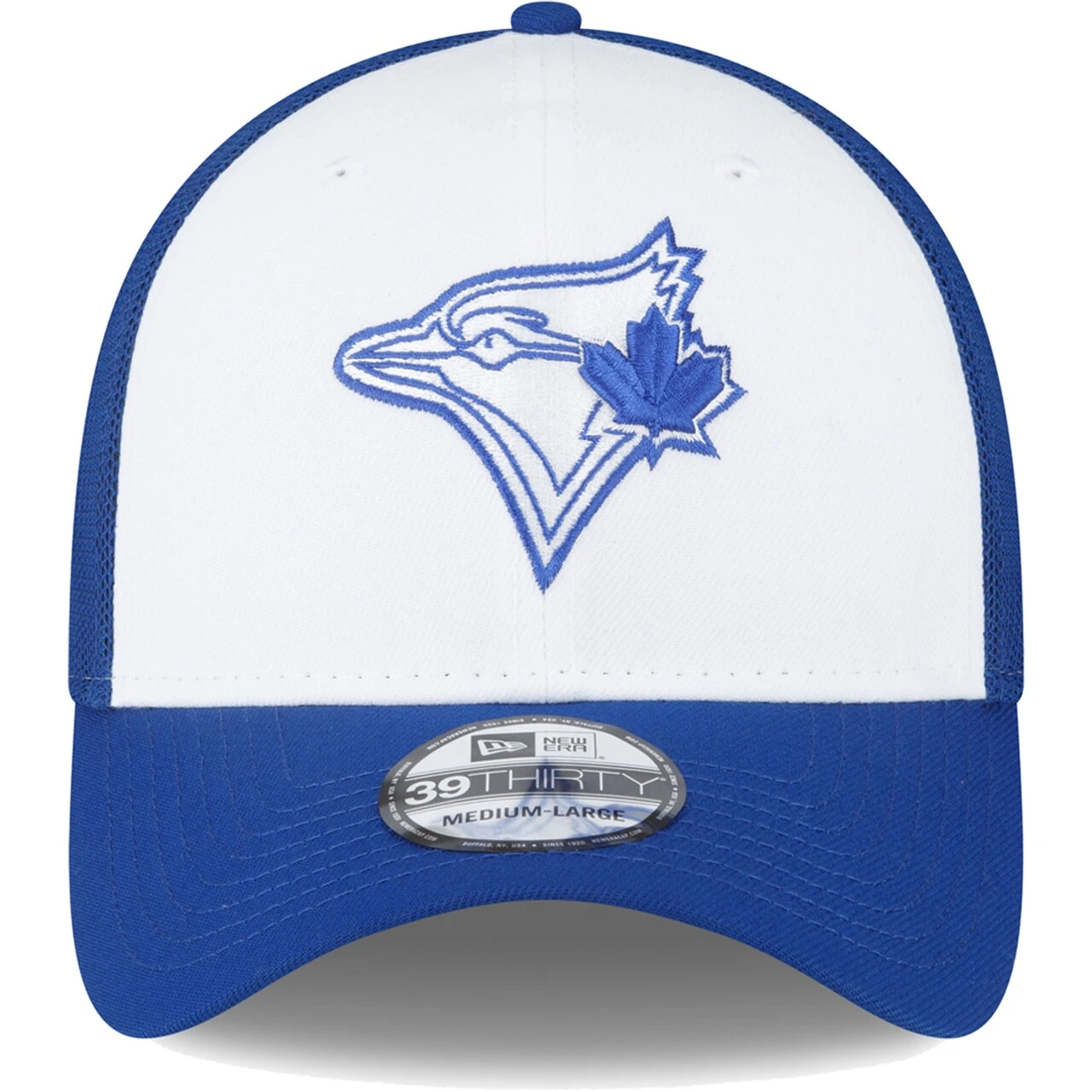 Men's Toronto Blue Jays New Era Royal/White 2023 On-Field Batting Practice 39THIRTY Flex Hat - Image 2