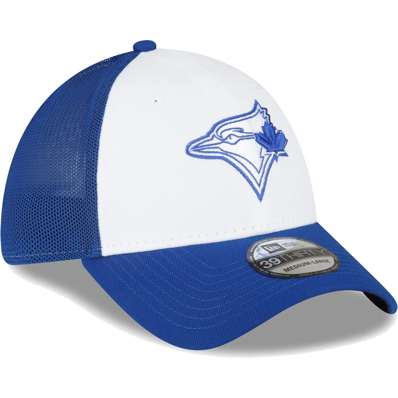 Men's Toronto Blue Jays New Era Royal/White 2023 On-Field Batting Practice 39THIRTY Flex Hat - Image 3