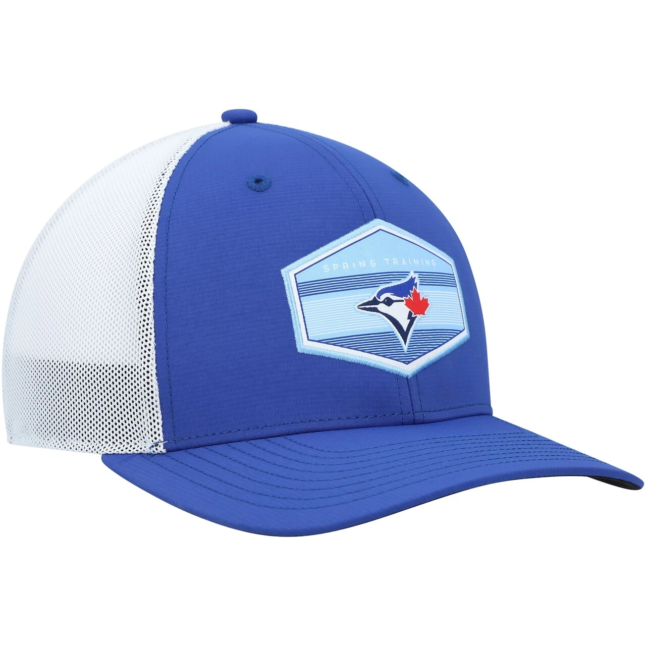 Men's Toronto Blue Jays '47 Royal/White Spring Training Burgess Trucker Snapback Hat - Image 3