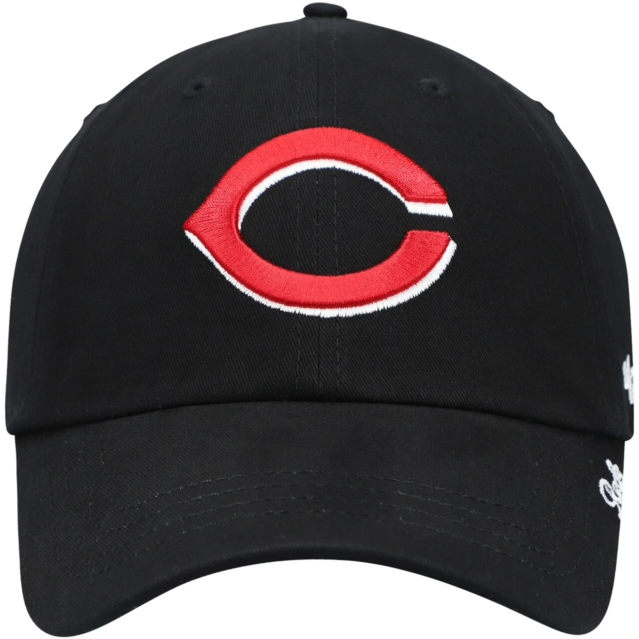 Women's Cincinnati Reds '47 Black Team Miata Clean Up Adjustable Hat - Image 2