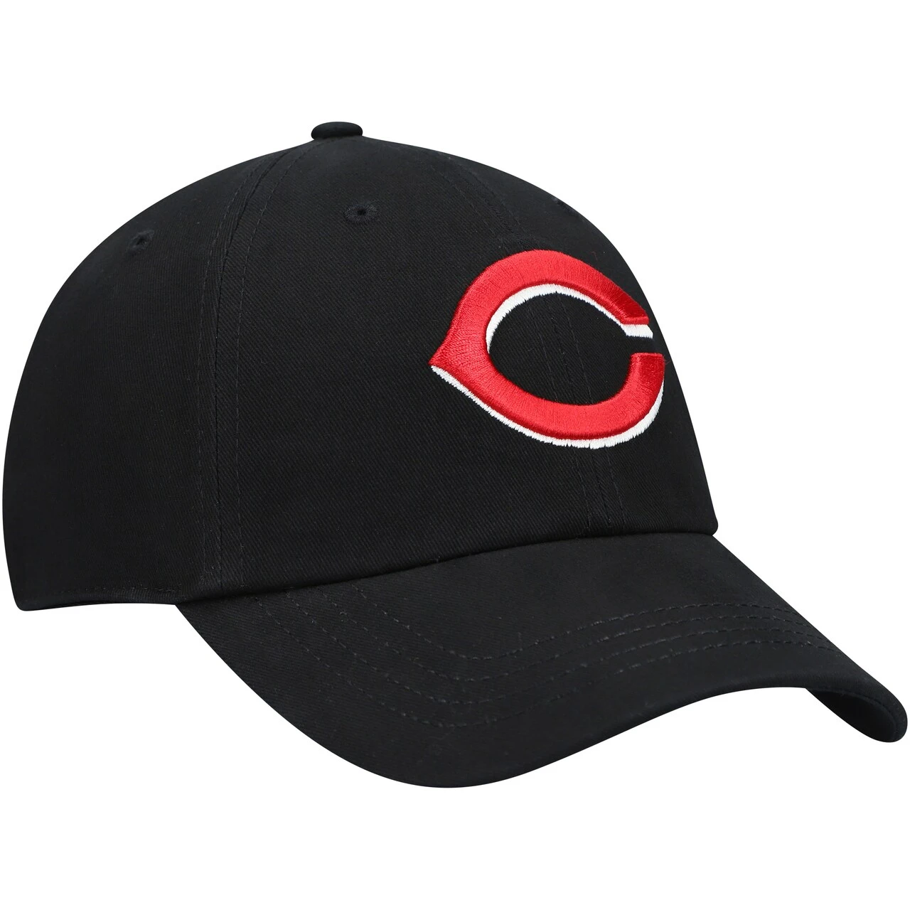Women's Cincinnati Reds '47 Black Team Miata Clean Up Adjustable Hat - Image 3