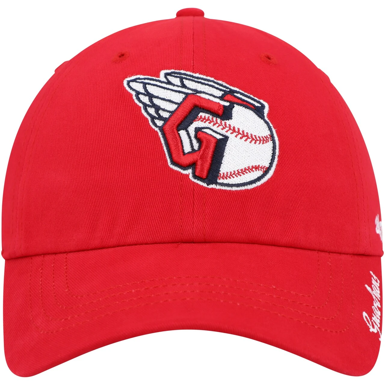 Women's Cleveland Guardians '47 Red Team Miata Clean Up Adjustable Hat - Image 2