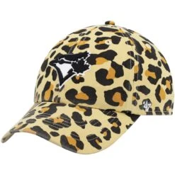 Women's Toronto Blue Jays '47 Tan Bagheera Cheetah Clean Up Adjustable Hat