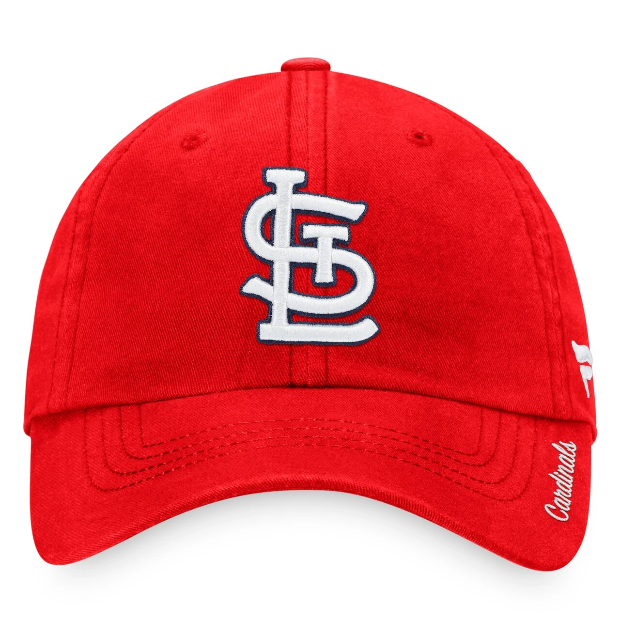 Women's St. Louis Cardinals Fanatics Branded Red Team Core Adjustable Hat - Image 2