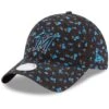 Women's Miami Marlins New Era Black Floral 9TWENTY Adjustable Hat